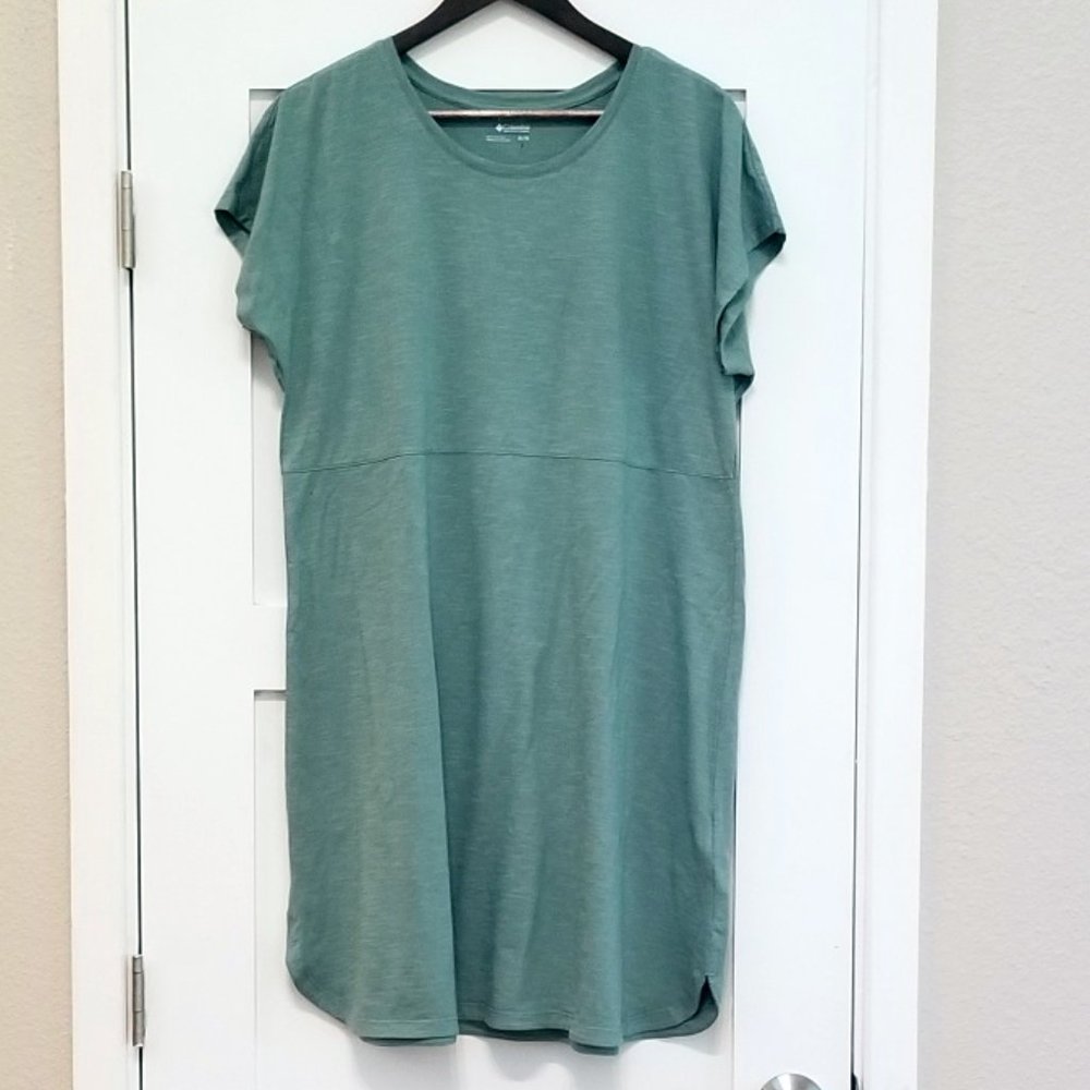 Heather Green Short Columbia Dress NWOT, XL